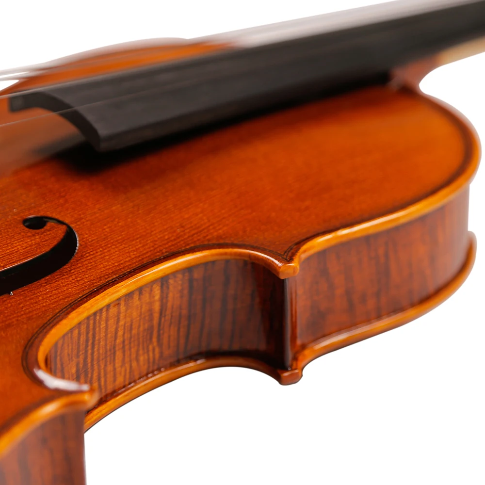 Профессиональная скрипка Violino из натурального клееного дерева ручной работы, античный чехол Violino 4/4 3/4, скрипка с бантом, Струнные инструменты