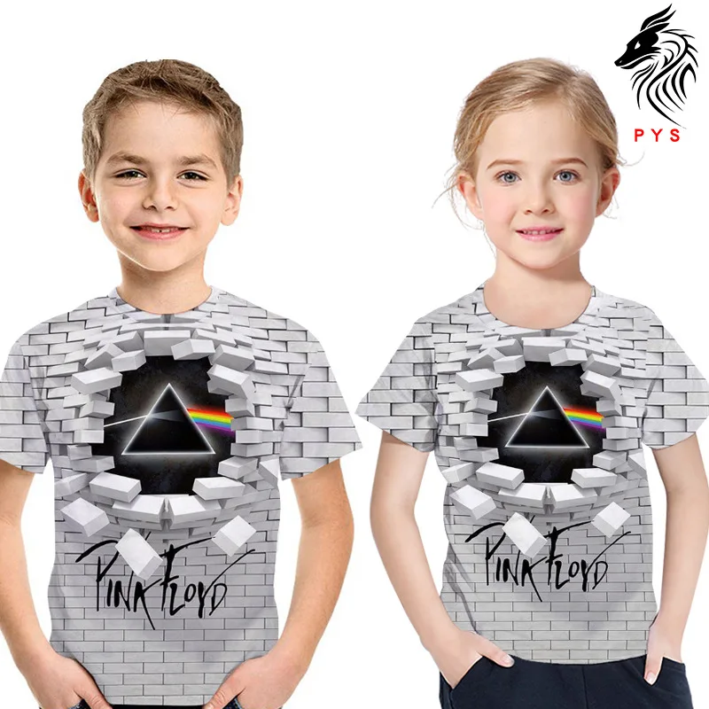 

2019 Children's Wear New 3D Digital Printing Children's T-shirts Children Short Sleeves girls top kids clothes christmas shirt