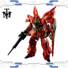 Bandai véritable RG 1/144 Anime HG MSN-06S Sinanju Gundam modèle assemblé Robot figurine gunpla enfants chauds jouets cadeau de noël