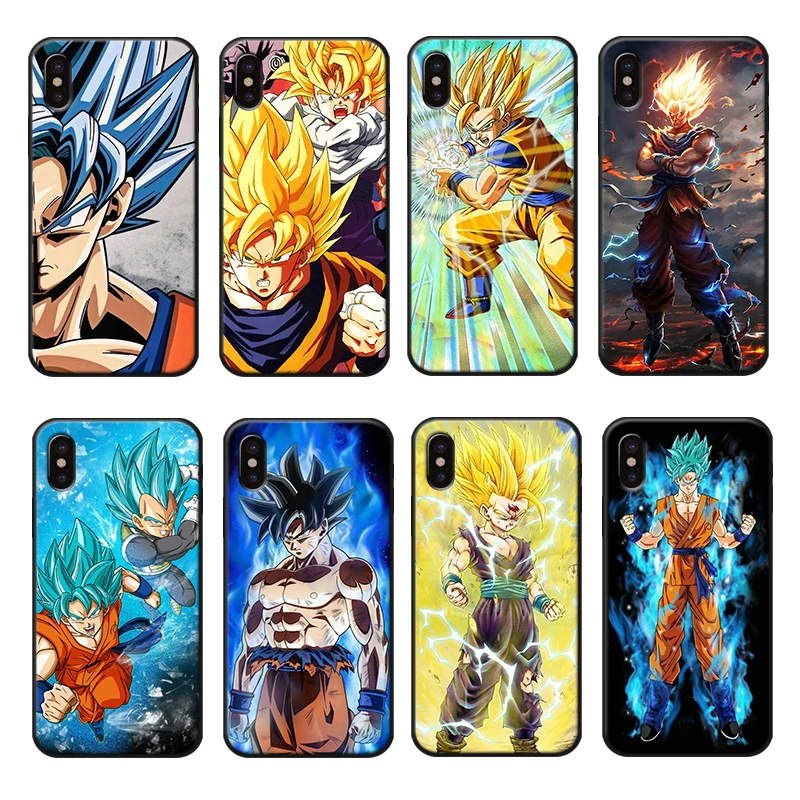Чехол для телефона Dragon Ball Goku DragonBall чехол iphone7 8 Plus силиконовый iPhone8 6 6s X XR XS Max из ТПУ
