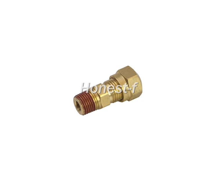 

LTWFITTING DOT Air Brake Male Connector, 3/8" OD x 1/8" Male NPT Compression Fitting
