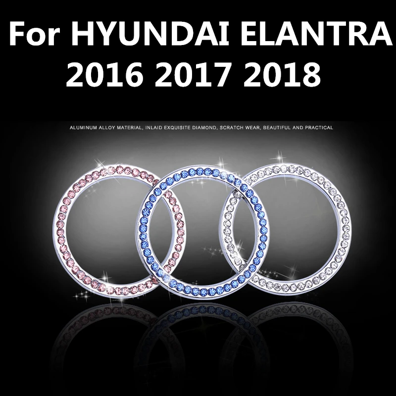 

START Engine Button Replace Cover STOP Key Switch Decoration Universal Auto Accessories For hyundai Elantra 2016 2017 2018