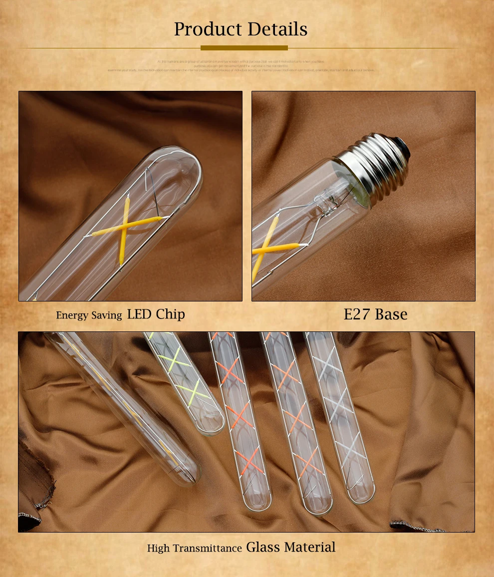 8W T300 LED Tubular Filament Bulb  (11)