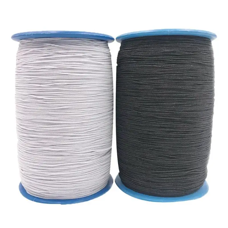 

2 Rolls 500m Elastic Latex Home Thread Line Rope Hand Quilting Embroidery Clothes Sewing Accessories Tool Kit