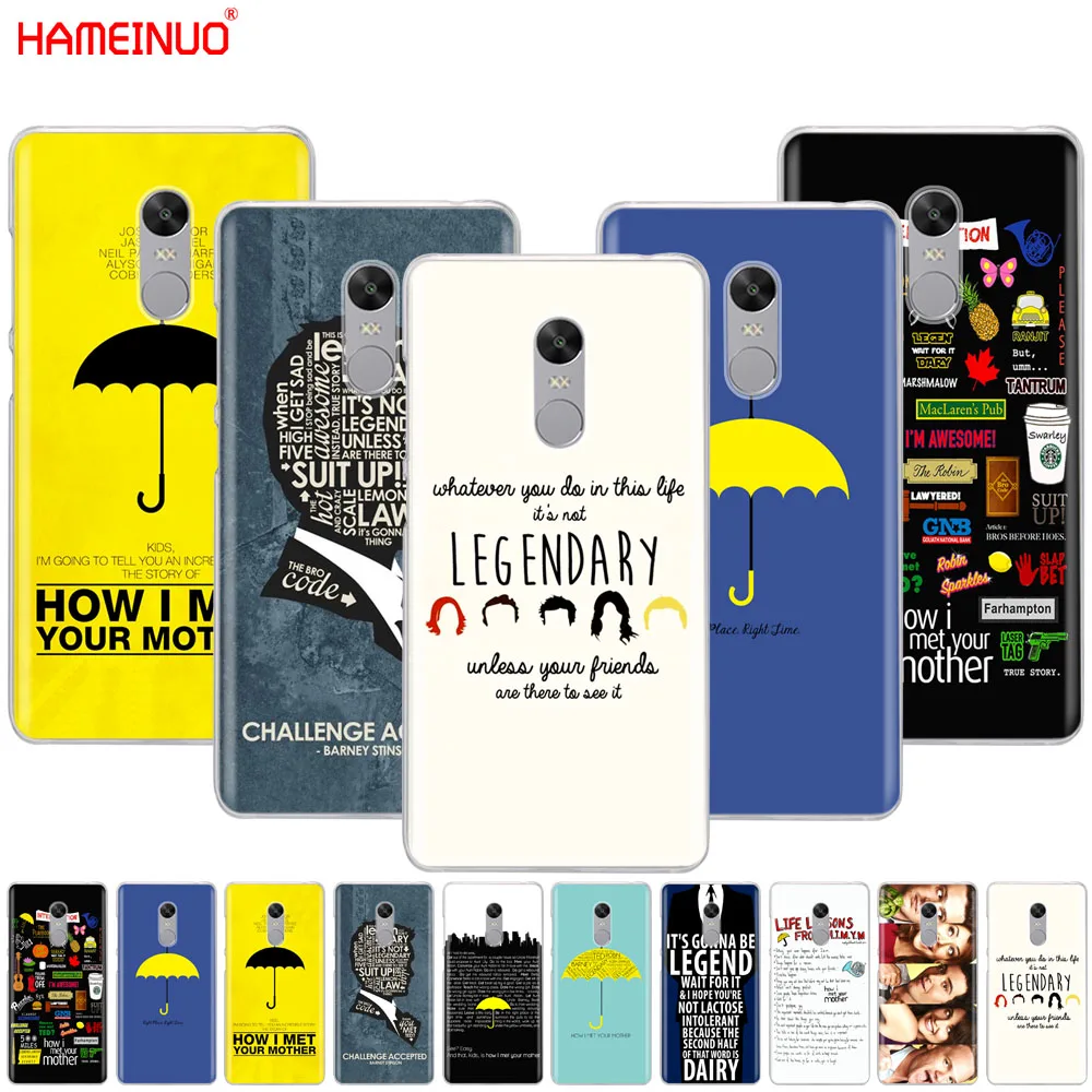 HAMEINUO how i met your mother himym quotes Cover phone Case for Xiaomi redmi 5 4 1 1s 2 3 3s pro PLUS redmi note 4 4X 4A 5A