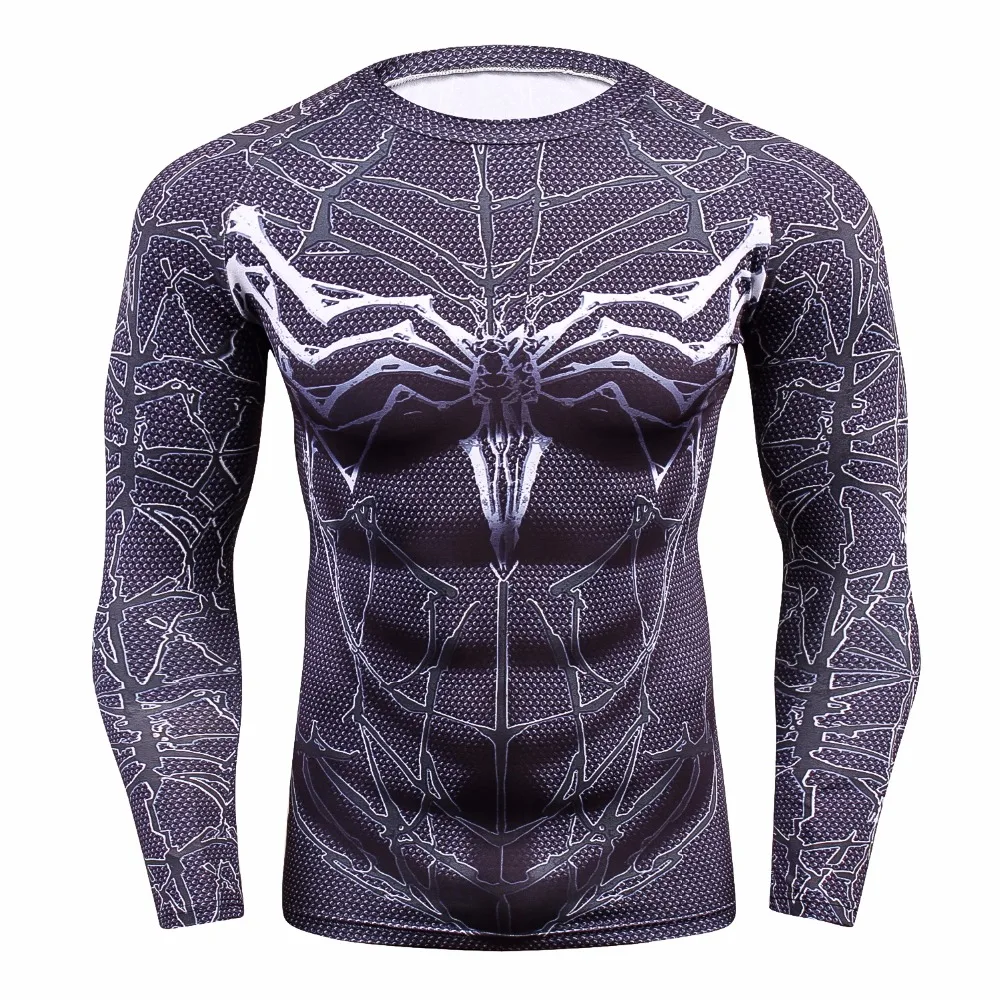 

Crossfit fitness body building Clothing Compression Shirt Men 3D Printed T-shirts Raglan Long Sleeve Cosplay Costume Tops Male