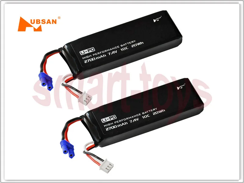 Hubsan Аккумулятор 7,4 V 2700mAh 10C H501S-14 для H501S H501C H501S Pro X4 RC Квадрокоптер запасные части