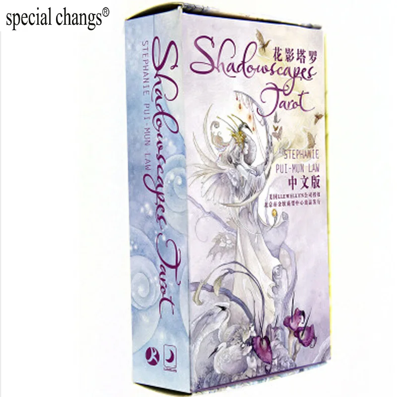 "Shadowscapes Таро" Настольная игра 78 шт./компл. Красивая карточная игра китайский/английская версия настольная игра, карты Таро для Семья/друзей