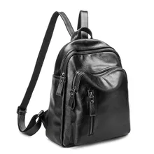 2018 Hot New Casual Women Backpack Female Leather Women’s Backpacks Black Bagpack Bags Girls Schoolbag Travel Bag back pack