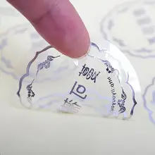 ПВХ наклейка прозрачная этикетка оригинальная наклейка Pencetakan логотип наклейка Perekat Kemasan наклейка hadiah