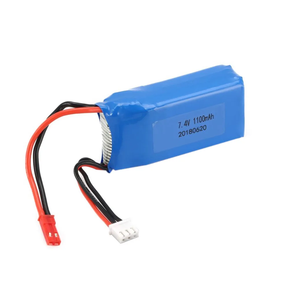 HIINST 1/18 RC автомобиль 7,4 V 1100 мА/ч, JST разъем Батарея для Wltoys a949 A959 a969 A979 k929 APR15 P50