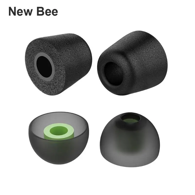 Шумоизолирующие удобные амбушюры New Bee из пены с эффектом памяти Силиконовые