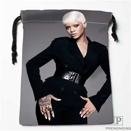 Пользовательские печати Рианна-для-США-сумки для покупок на шнурках дорожный мешочек для хранения плавать Пешие прогулки игрушка сумка унисекс мульти Size18-12-31-129