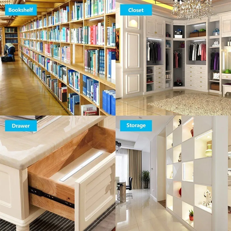 20LED USB Rechargeable Sensor Night Light2