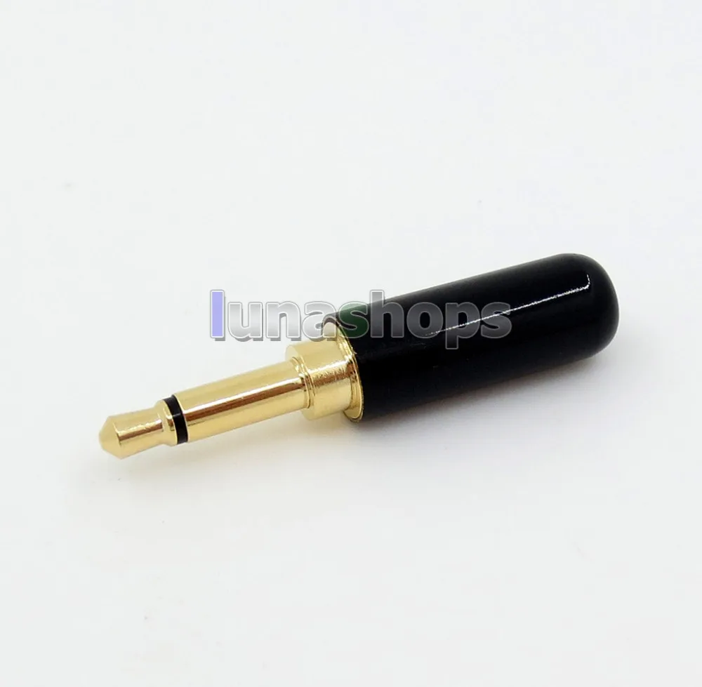 LN005845 моно прямой 3,5 мм 2 полюса штекер phono DIY припой адаптер для наушников гарнитуры Кабель