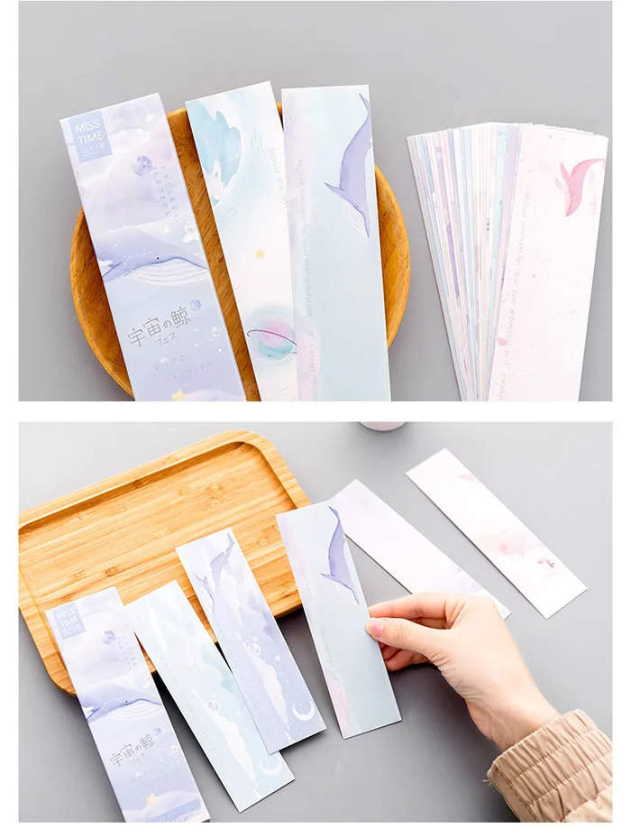 30 шт/лот DIY милый Каваи Кит бумага Bookmarks книга комиксов метки для детей Подарки для школы и офиса поставки