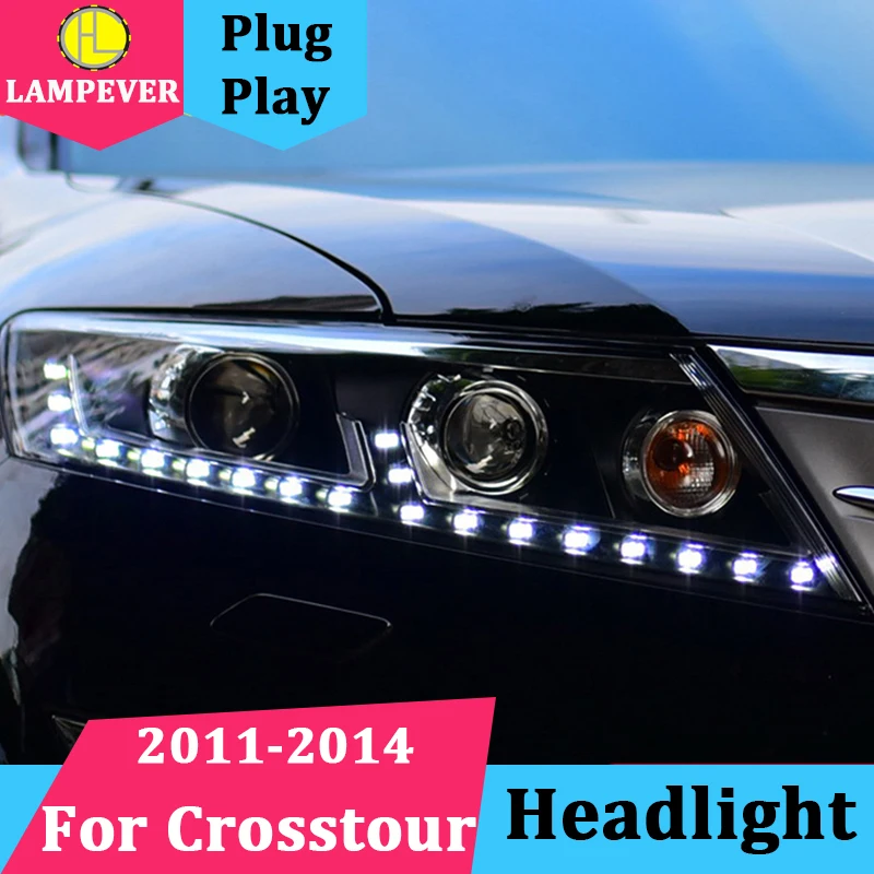 Lampever Headlights for Honda Crosstour LED Headlight for Crosstour