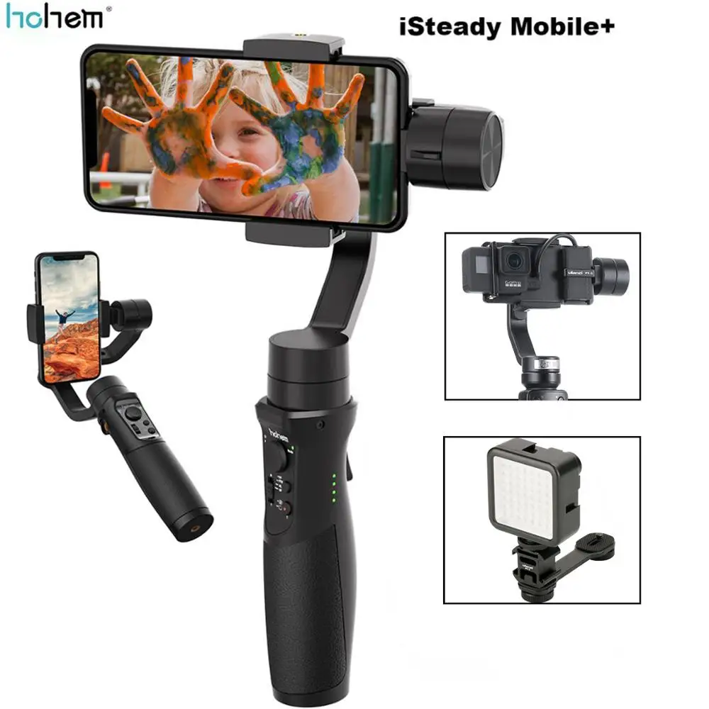  Hohem iSteady Mobile+ Plus 3-Axis Handheld Smartphone Gimbal Stabilizer for iPhone Andriod Huawei S