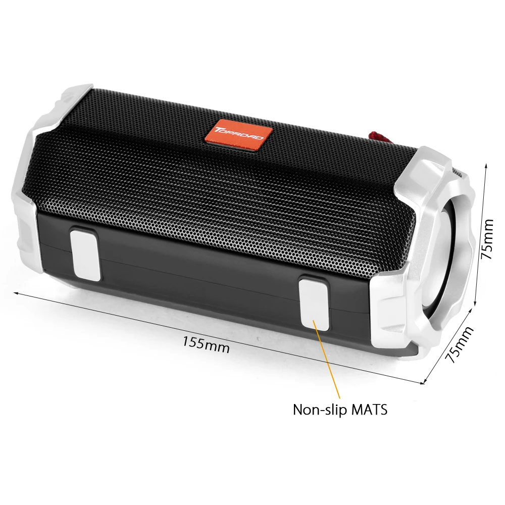 TOPROAD Bluetooth динамик мини портативные колонки FM Радио Стерео Soundbox Беспроводная