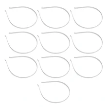 New 10Pcs Blank Headbands Metal Hair Band Lots DIY Accessories
