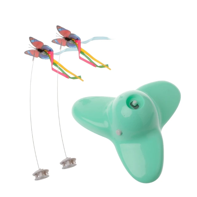 battery operated butterfly cat toy