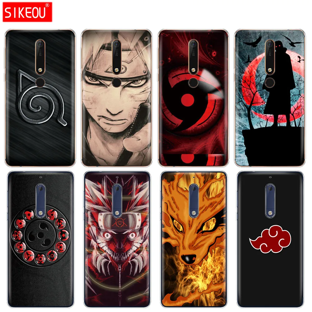 Силиконовый чехол для телефона Nokia 5 3 6 7 PLUS 8 9 /Nokia 1 2 2018 Naruto Sabaku Gambar Mata Gaara|Бамперы| |