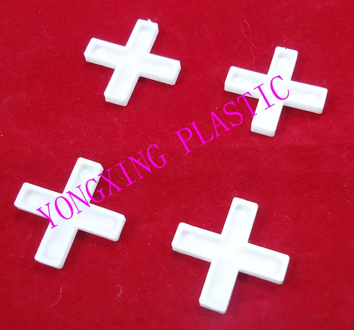

200pcs/bag 6mm with handle plastic cross/ tice spacer/tracker/locating/ceramic cross white color locate the ceramic tile