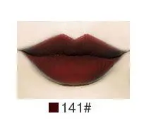 MENOW Марка блеск для губ увлажняющий длительный Kiss кожи водонепроницаемый Губная помада Профессиональный Уход за губами Косметика LG01 - Цвет: 141
