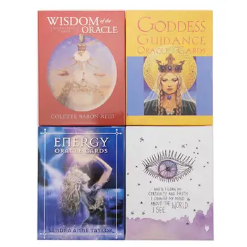 

4 Styles English Oracle Cards Deck Tarot Cards Guidance Divination Fate Board Game Card Game For Women for dropshipping