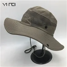 Камуфляжные Панамы Boonie, камуфляжные рыбацкие шляпы с широкими полями, Панама для рыбалки, кемпинга, открытая Кепка