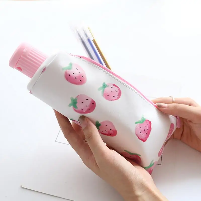 Kawaii-Strawberry-toothpaste-PU-Leather-large-capacity-Pencil-Case-Stationery-pencilcase-sharpener-Supply-bag-box-penalty(1)