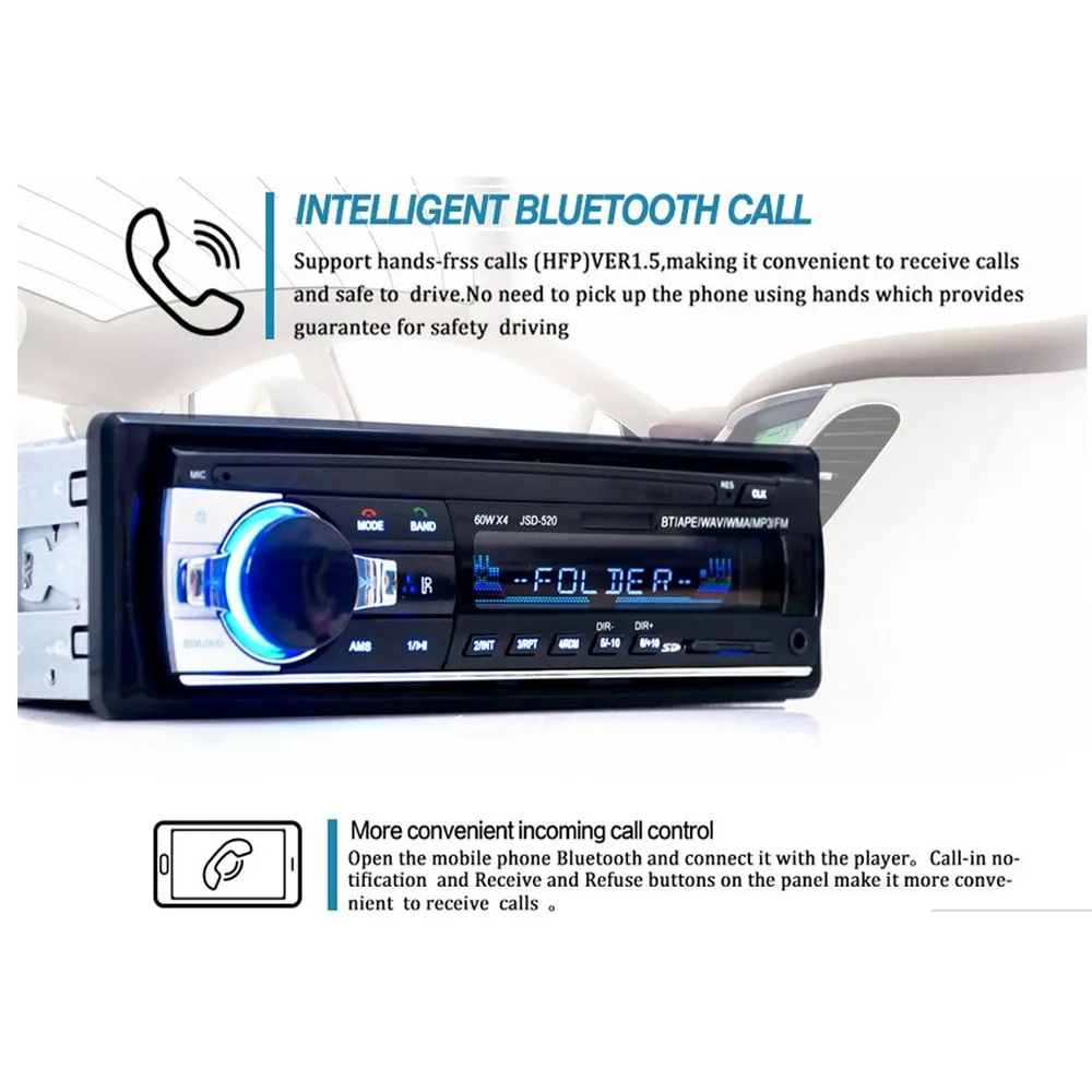 LeeKooLoo 1 Din автомагнитола Bluetooth телефон музыкальный Авторадио USB SD AUX-IN MP3 аудио плеер FM Радио автомобильный стерео пульт дистанционного управления