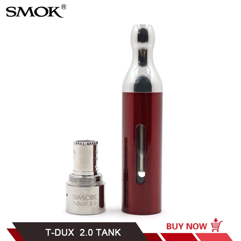 Просвет 100% оригинал SMOK T-dux 2 0 распылитель двойной катушки бак с катушкой внизу Pyrex