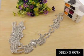 

Professional Crysatal Supply New Design Rhinestone Trimming for Decorative Garment Fancy Rhinestone Chain Trimming