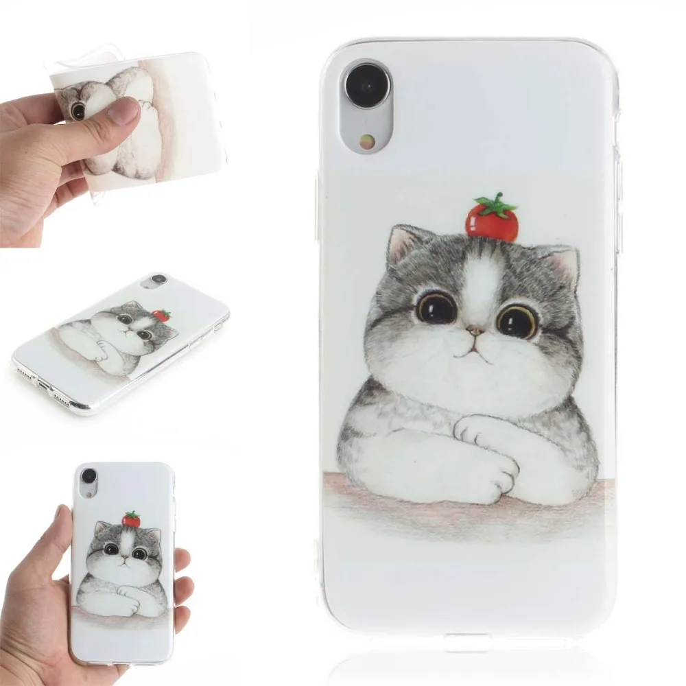 

Nutbro Luxury Panda Cat Case For Funda iPhone XR 6.1 X XS Max for iPhone 6s 6 7 8 Plus Case Cover Euti