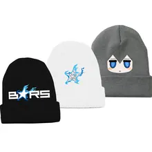 Модный Аниме Черный Рок Шутер BRS Beanies хлопок трикотажные Лыжные Skullies мужские хип-хоп мешковатая шапка теплая Повседневная шапка для женщин шляпа