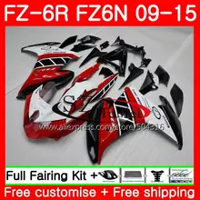 Bodys Para YAMAHA FZ6N FZ6 FZ6R 09 10 11 12 13 14 15 75MC. 3 Red preto branco FZ-6R FZ 6R 2009 2010 2011 2012 2013 2014 2015 Carenagens