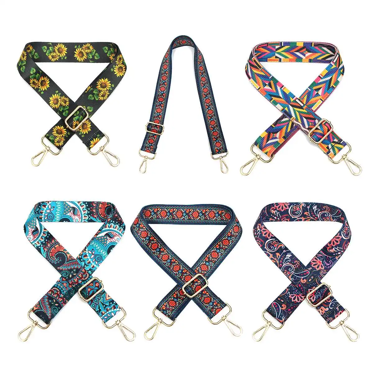 

AEQUEEN 60-120CM Bag Straps Replacement Shoulder Belts Long Handbags Strap DIY Bag Accessories Colorful Belt Handle For Purse