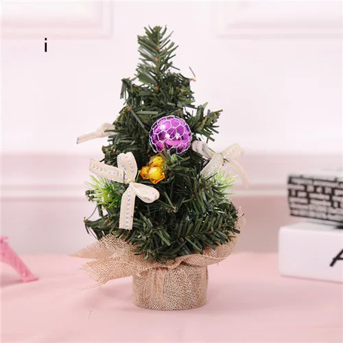 Веселая Рождественская елка для офиса, дома, спальни, стола, украшения, игрушка, кукла, детские рождественские украшения для подарков, дома, гостиной - Цвет: Темно-серый