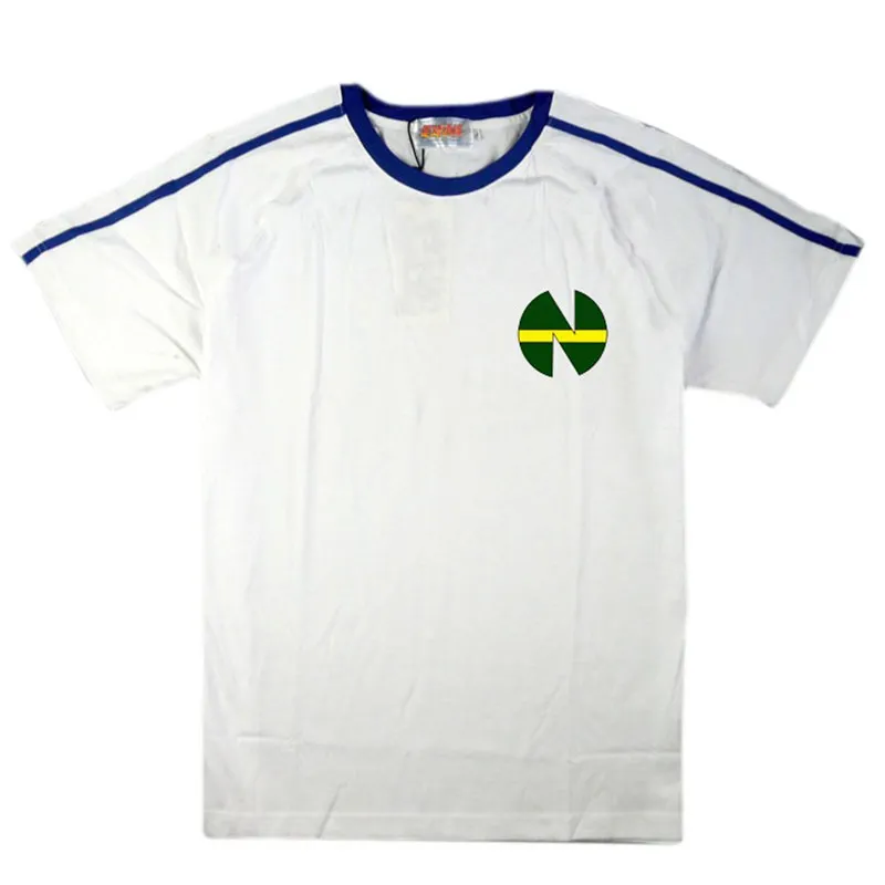 

Europe Captain Tsubasa T-shirts Ozora Tsubasa 100% Cotton Tops Kojiro Hyuga Short Sleeve T Shirts Cosplay Costumes Summer Tees