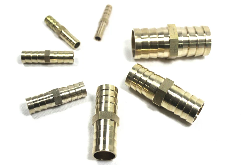 NuoNuoWell Латунный прямой шланг с зазубринами хвостовой соединитель пневматический