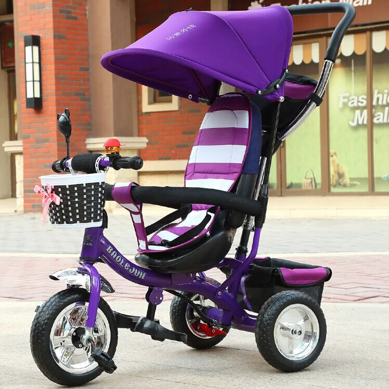 Детский велосипед для активного отдыха на открытом воздухе, спортивные игрушки, трехколесный велосипед, детская коляска для велосипеда, детская коляска для езды на автомобилях, игрушки