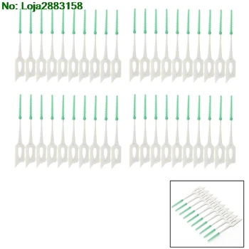 

New 40Pcs Soft Clean Between Interdental Floss Brushes Dental Oral Care Tool