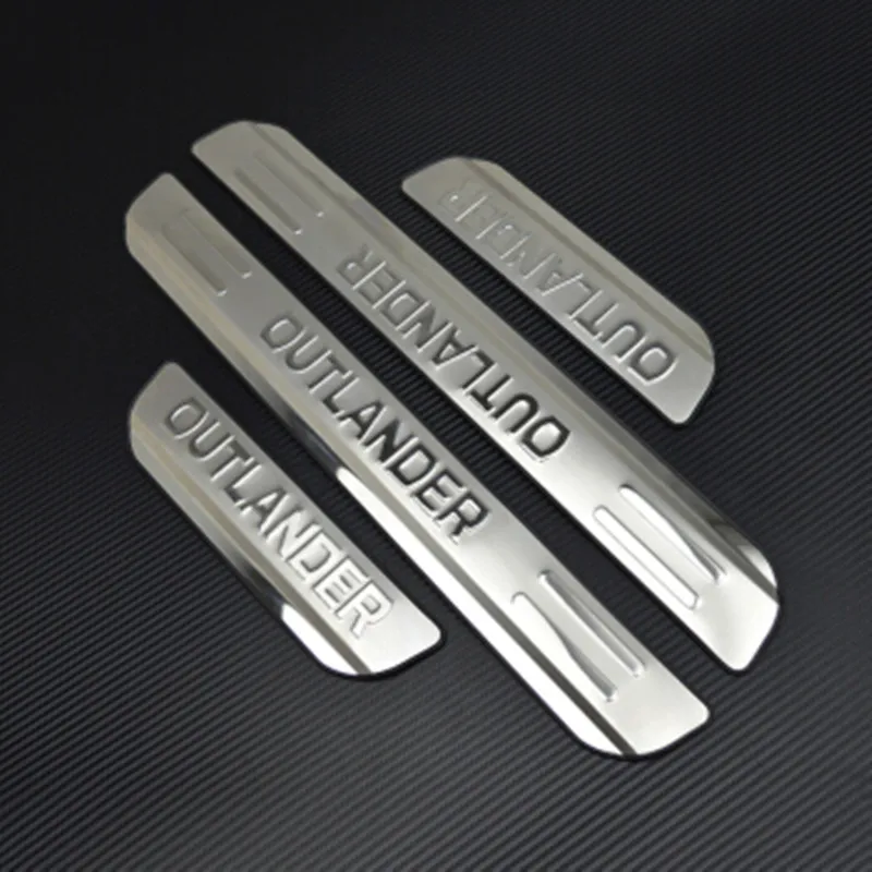 

car styling Boutique car Stainless steel door sill Scuff Plate Scuff Plate/Door Sill For 2013-2018 Mitsubishi Outlander