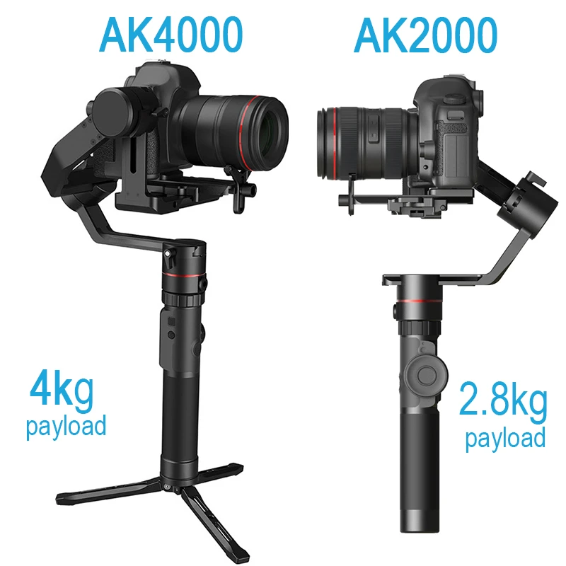 Feiyutech Feiyu AK4000 AK2000 3-Axis DSLR Stabilizer Follow Focus Handhel  Video Gimbal for Sony Canon Panasonic Nikon cameras