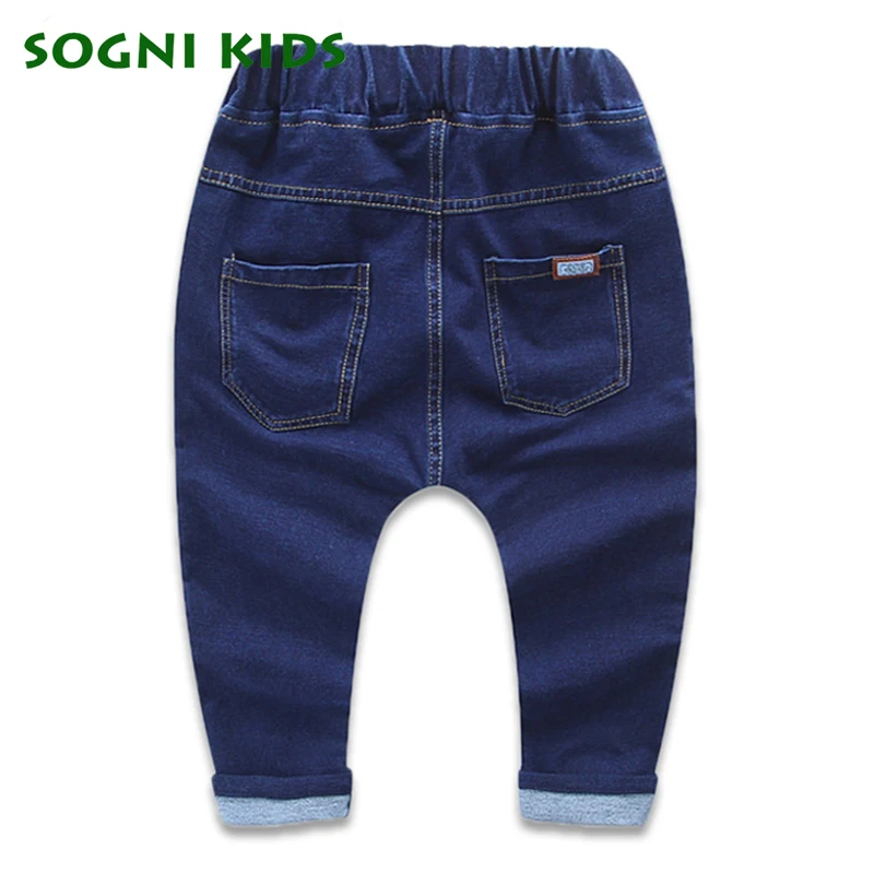 Baby Girls Boys Jeans For New Year Spring Autumn Long Demin Infantil legging Pants Children Cotton TrouserFashion Kids Clothes