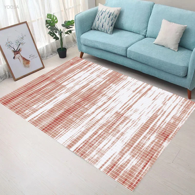 

YOOSA Carpet Bedroom Home Living Room Rugs Rectangular Sofa Coffee Table Room Pad Mats Geometric Simple Modern Bedside Blanket