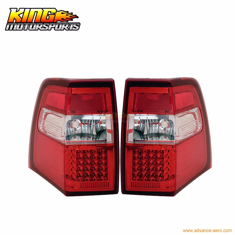 Для 2007-2010 Ford Expedition светодиодный задний фонарь красный прозрачный 08 09 США Домашняя