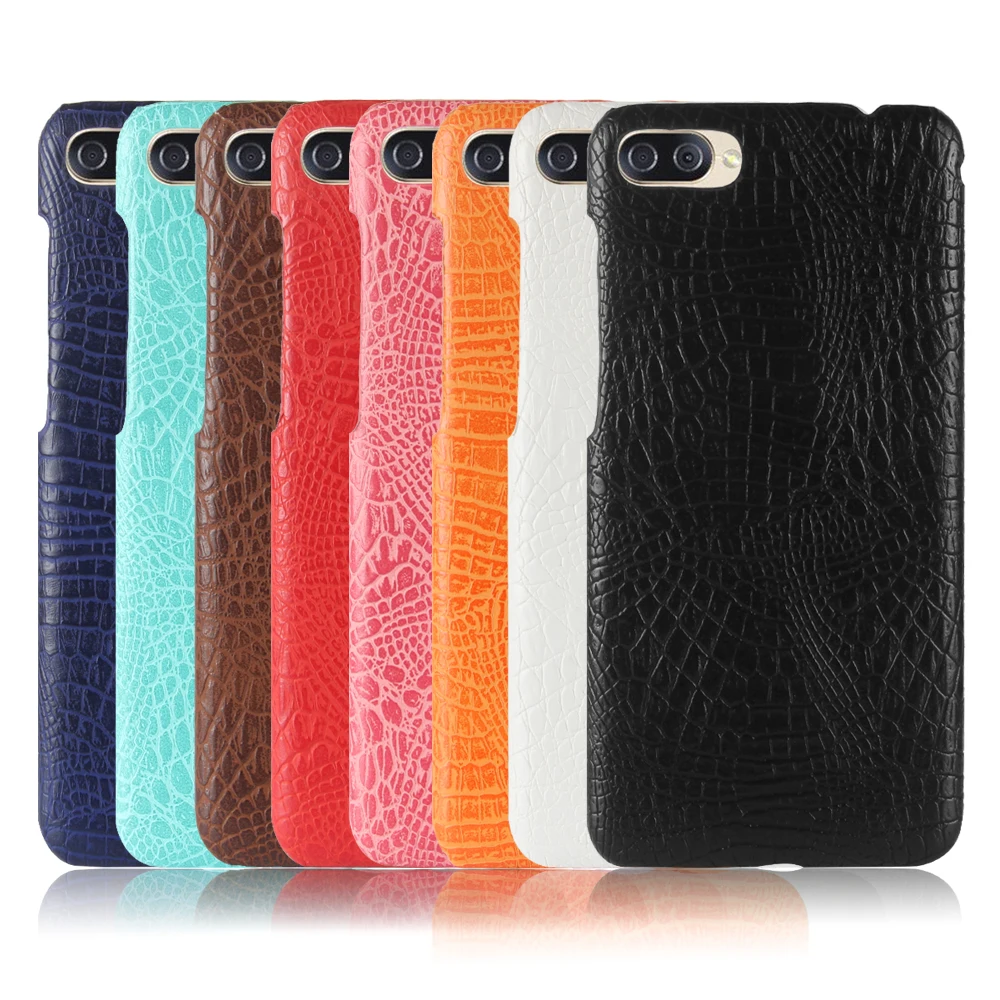 

Zenfone 4 Max ZC520KL Case Crocodile Grain Hard PC+PU Leather Surface Back Cover Hard Phone Case for Asus Zenfone 4 Max ZC520KL