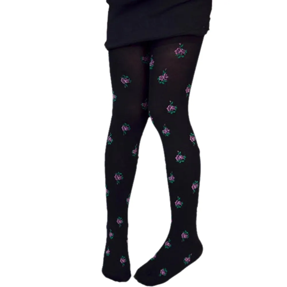 

Candy Pants Color Girl Kids Child Two-Colors Stitch Pantyhose Legging For 5-9 Years Hot